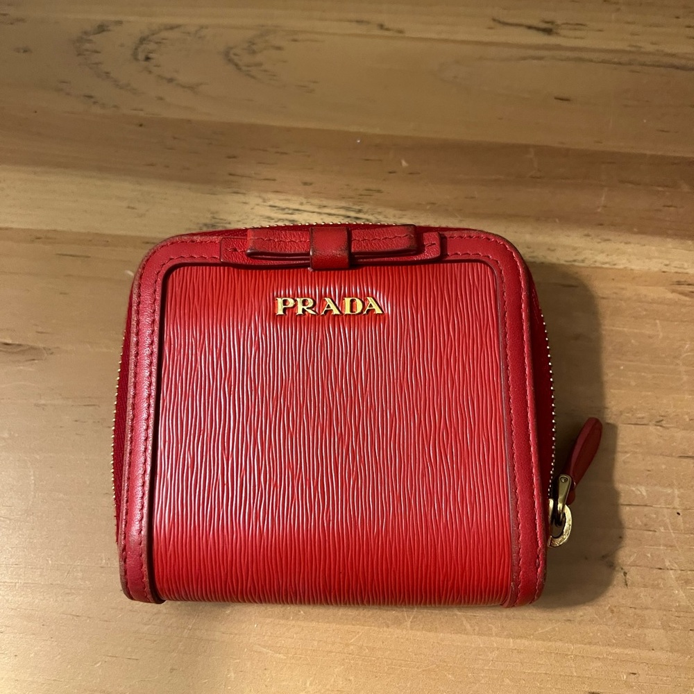 Red Prada Wallet